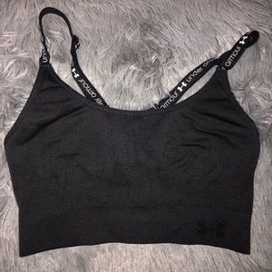 Black Under Armor Sports Bra